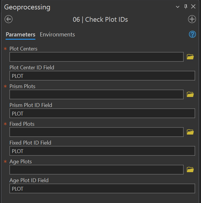 06 - Check Plot IDs Tool Dialogue.