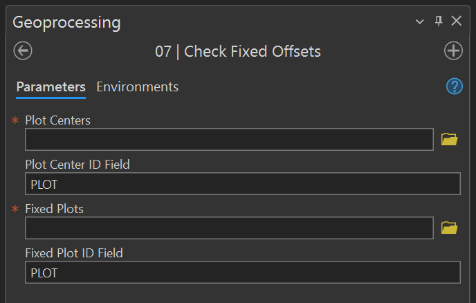 07 - Check Fixed Offsets Tool Dialogue.