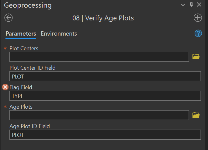 08 - Verify Age Plots Tool Dialogue.