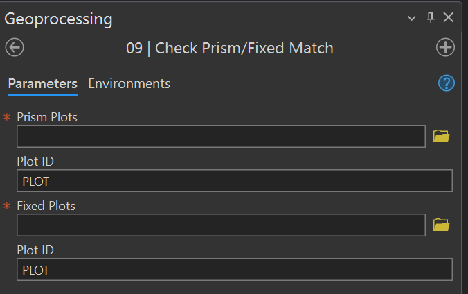 09 - Check Prism/Fixed Match Tool Dialogue.